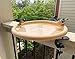 EHF Deck Mounted Songbird and Wild Bird Spa and Bath - with Beige Color Bowl - 1-Quat Water Capacity