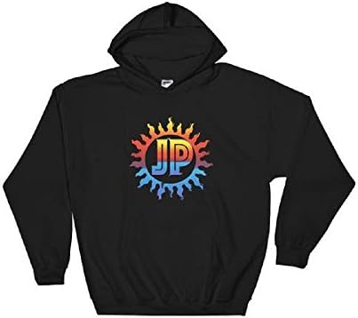 JP Gradient Logo Hooded Sweatshirt by Jake Paul (Medium, Black)