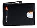 RFID Leather Wallets for Men - Bifold Slim Mens Wallet money clip card holder, Black
