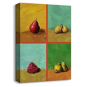 Fruit Collage Idea Painting Artwork for Home Framed