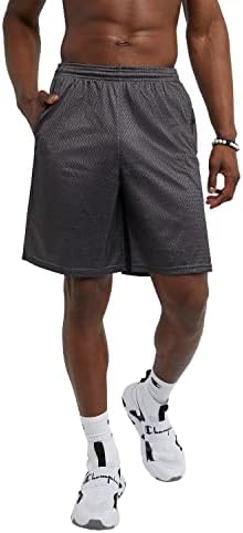 Champion Men Shorts, Mesh Shorts, 9, Men Mesh Basketball Shorts