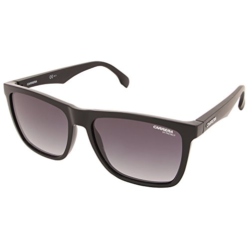 Carrera Men's Ca5041s Rectangular Sunglasses, Black/Dark Gray Gradient, 56 mm