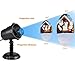 Christmas Projector Lights Outdoor Waterproof LED Landscape Spotlights White 3D Rotating Projector with Remote Control & 21 Moving Patterns for Xmas Halloween Party Wedding Garden Indoor Decoration