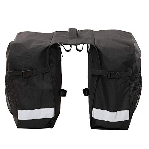 COTEetCI Bicycle Rear Rack Bag Large Capacity MTB Bike Trunk Carrier Bag Cycling Pannier Saddle Bag