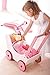 HABA Doll Pram Hearts - Wooden Doll Buggy with Bedding (Made in Germany)