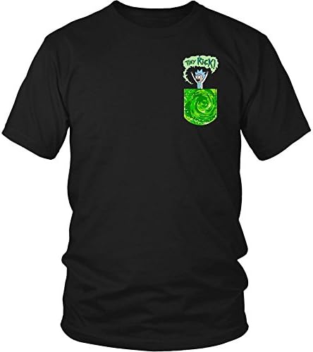 Rick and Morty Get Schwifty - Tiny Rick Pocket Shirt