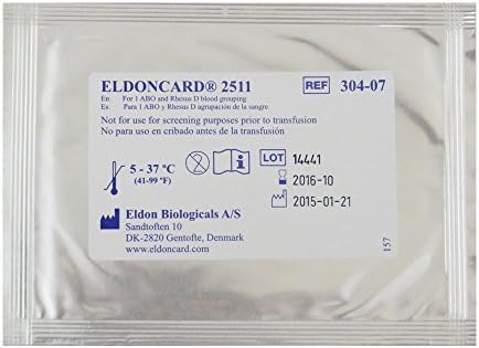 (3 Pack) Eldoncard Blood Type Test (Complete Kit) - Air Sealed Envelope, Safety Lancet, Micropipette, Cleansing Swab by EldonCard