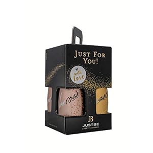 JUST BE Geschenke-Set aus verschiedenen Piccolo Wein + Wein-Cocktails (BeRose + BeSecco)