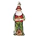 Old World Christmas Fly Fishing Santa Glass Blown Ornament for Christmas Tree, Handcrafted Holiday Decoration, Fisherman Collection