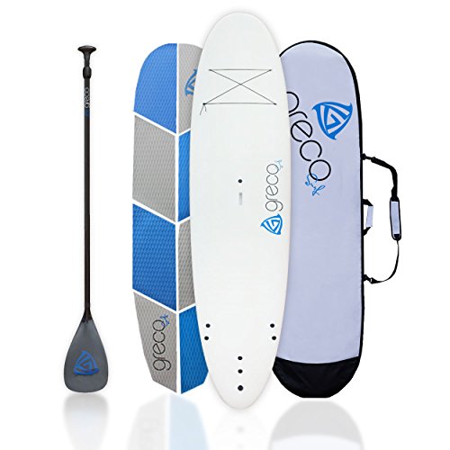 11' Stand Up Paddle Board SUP Soft Surfboard with Carbon Fiber Paddle
