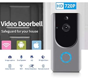 Amazon.com: Smart Wireless WiFi Video Doorbell HD Security