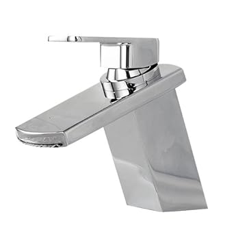 Yannlii Chrome Vessel Faucet Waterfall Bathroom Sink Faucet