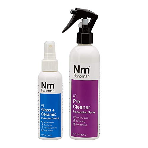 Glass water repellent treatment to make glass & ceramic surfaces water repelling and easy