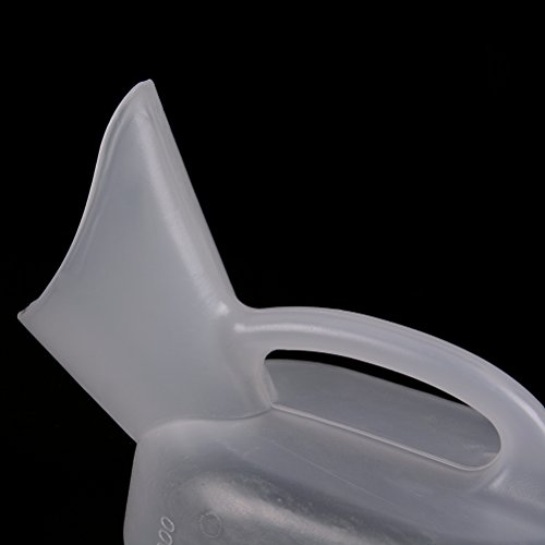 JiaUfmi 1x Portable Urinal Sealed Pee Bottle Device Collector Non Spill, in Hospital Travel Car Emergency Situations for Female Women Girls Kids