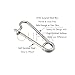 OUFER 2PCS 14G 316L Surgical Steel Nipplerings Barbell Safety Pin Nipplerings Piercing Jewelry