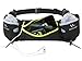 Wacces Exercise Waist Hydration Running Belt Pack - Fits iPhone 6/7 Plus - with 2 BPA Free Water Bottles Green Zipper