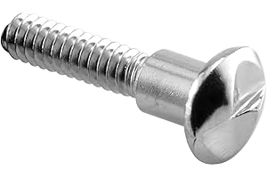 SENTRY SUPPLY Prime-Line 651-0463 #10-24 x 15/16 In. Chrome One Way Shoulder Screw (100 Pack)