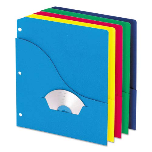 Pendaflex Slash Pocket Project Folders, Jacket, Ltr, BL
