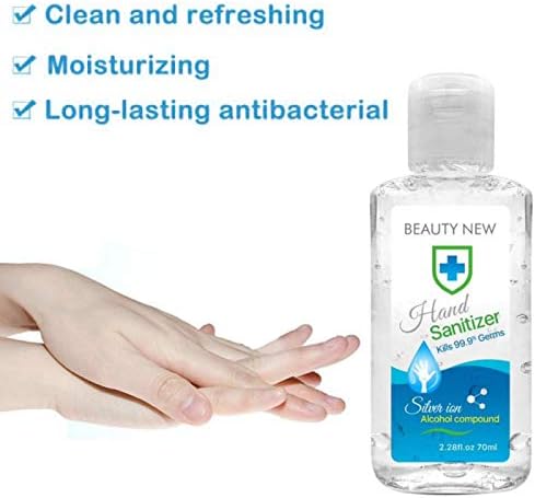 YZG LIFE 70ML Disposable Hand Sanitizer for Personal Health, Advanced Hand Soap Refreshing Gel Handwash Travel Size for Kitchen School Office, Kills 99.9% of Germs (1 Bottle