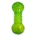 Hyper Pet Dura-Squeaks Barbell Interactive Fetch Dog Toy with Squeaker Made with sturdy TPR that Floats in Water