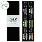 Top Aromatherapy Premium Essential Oils! 6 Pc Gift-set Specialty Collection of Clary Sage, Patchouli, Rosemary, Ylang, Ylang, Bergamot & Frankincense by Pure (10ML) Great Holiday Gift Idea!