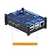 iuniker Raspberry Pi 4 Case, Raspberry Pi 4 Case with Fan Raspberry Pi 4 Heatsink Raspberry Pi 4 Fan Raspberry Pi Case for Raspberry 4 Model B/Pi 4b (Blue)