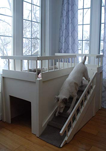 raised dog bed for window