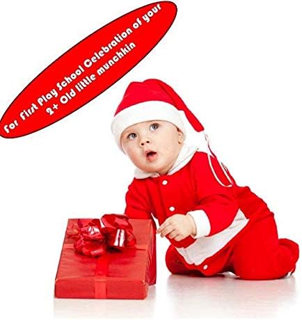 Santa Claus Dress Costume for Boys Girls Kids (2-3 Years) by Mobison
