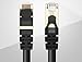Cables Direct Online 25FT S/FTP Cat7 Copper Network Ethernet Patch Cable, Internet Wire, Compatible with PC, Laptop, Modem, Router, TVs, Printer Cord, Consoles for Home and Office (25ft, Black)