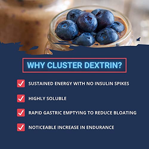 Gaspari Nutrition Glycofuse: Performance and Recovery Carbohydrate, 25g Cluster Dextrin and 1g Electrolyte and Hydration Matrix (Strawberry Kiwi, 30 Servings)