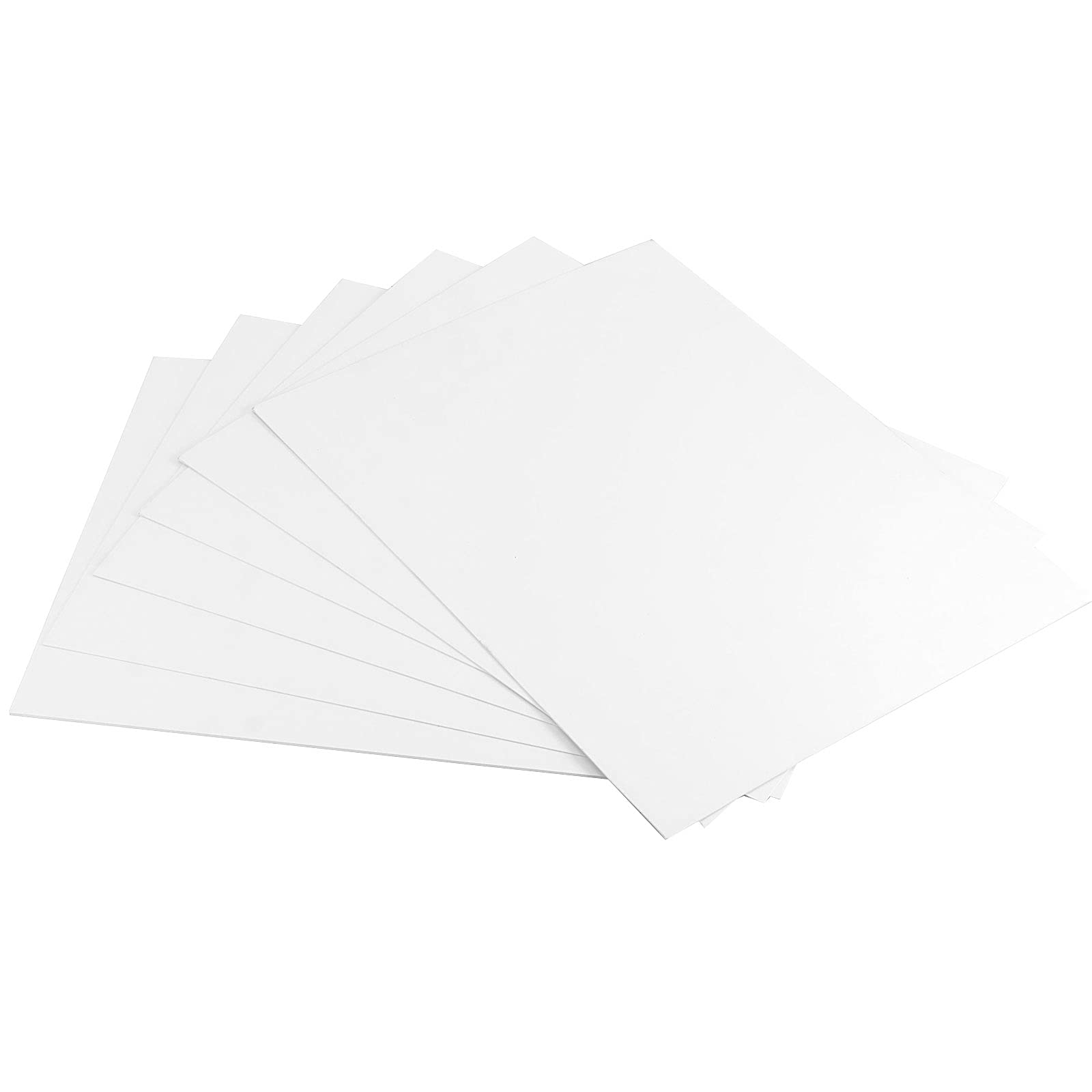 SHEUTSAN 50 Sheets 11.6 x 15.5 Inches 30 pt White Chipboard, Large White Chipboard Sheets, Medium Weight Chipboard for Crafts, Arts Projects, Backing Boards, Frames