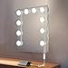 Vanity Mirror Lights, comkes Upgrade Makeup Mirror Lights Hollywood Styles Led Vanity Mirror Light Kit with 10 Dimmable Bulbs for Vanity Table and Bathroom Dressing Room Mirrors (Old Size)
