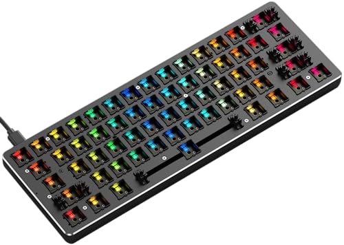 GLORIOUS GMMK Compact 60% Barebones Clavier Gaming ANSI (Noir)