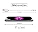 CreatePros Apple Certified Short Lightning to USB Cable for iPhone, iPad and iPod - 7.5 Inches (19 Centimeters) - White