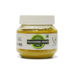 RAINTECH HERBALS Wild Turmeric Powder/Kasthuri Manjal Powder/Kasthuri Haldi Powder/Curcuma Aromatica/Jangli Haldi For…