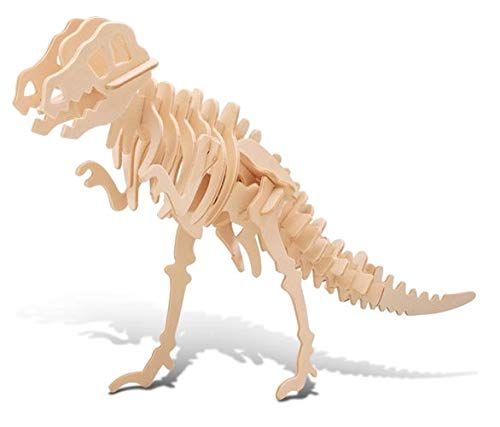 Puzzled Tyrannosaurus Wooden 3D Puzzle Construction Kit