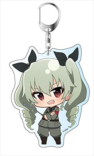 Girls und Panzer theater version anchovy Puni character Deca Keychain