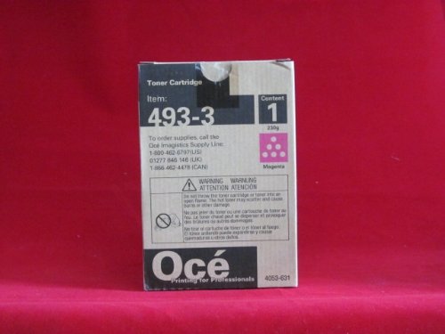 Oce 493-3 OEM Magenta Toner for models cm3520 cm4520