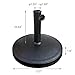 EliteShade Umbrella Base Stand Market Patio Outdoor Heavy Duty Umbrella Holder