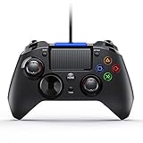 PICTEK PS4 Controller,ã€Upgraded Versionã€‘ 3-in-1 Wired Gaming Controller with Vibration Turbo and Trigger Buttons, USB Controller Joystick Gamepad for Playstation 4, PS3, Windows, TV Box, Android