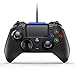 PICTEK PS4 Controller,【Upgraded Version】 3-in-1 Wired Gaming Controller with Vibration Turbo and Trigger Buttons, USB Controller Joystick Gamepad for Playstation 4, PS3, Windows, TV Box, Android
