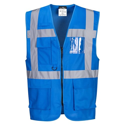 Portwest F476 Iona Executive Vest Two Lower Patch Pockets Machine Washable