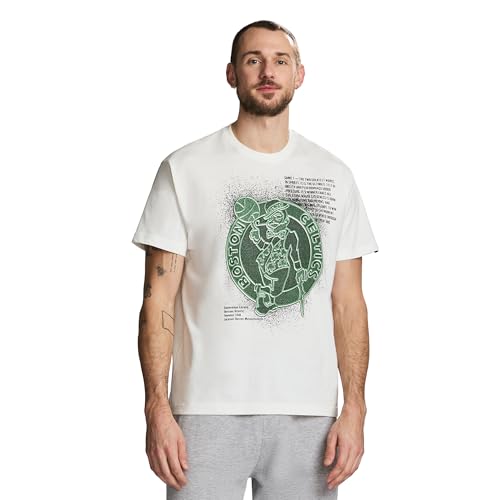 Game 7 x NBA Officially Licensed Men’s Short Sleeve Spray Paint Graphic Crewnec…