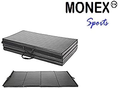 Exercise Yoga Mat| Gymnastics Training Tumbling High Destiny Foam Foldable 72 x 24x 12 mm| Fold-able Yoga Mat| Traveling mat| Yoga Mat for Men & Women| 12 MM Thick| Mat for Home and Travel