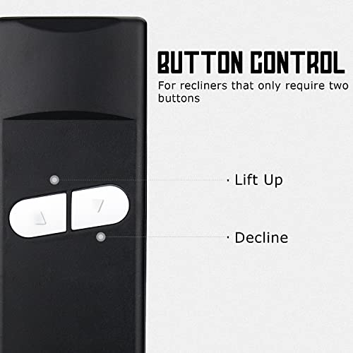 Tecreddy Lift Chair Remote Control 2 Button 5 Pin Replacement Parts For