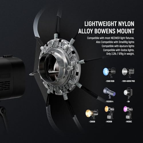 NEEWER 28"/70cm Octagonal Softbox, Quick Release Bowens Mount Softbox with Honeycomb Grid, Light Diffusers, Bag for RGB CB60 CB60B CB200B MS60B MS60C MS150B S101-300W/400W Pro Vision 4 Q4, NS27P