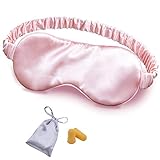 Silk Sleep Mask Eye Mask Blindfold with Double