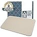 Diatomat Diatomite Stone Bath and Shower Mat by, Non Slip Mat with Diatomaceous Earth Antibacterial Super Absorbent Fast Drying for Bathroom Shower Floor, Promotes Safety for Children and Elderly