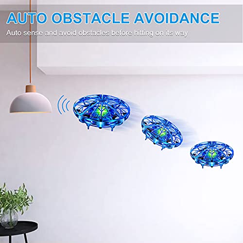 UTTORA UFO Mini Drone for Kids Adults, Flying Ball USB Charing Hands and Remote Control, Helicopter Quadcopter Infrared Toys Indoor Outdoor Gift for Boys Girls