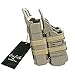 Loglife Tactical Pistol Mag Pouch Magazine Bag Holster Fast Mag Pistol2 5.56 M41 Attach Molle System DE